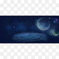 天猫首页星空模板背景banner