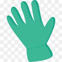 绿色手套