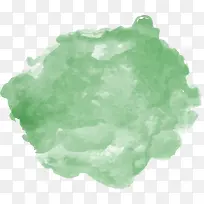 绿色水墨喷溅png图