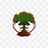 爱护树木PNG下载