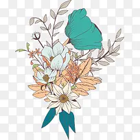 矢量图花朵