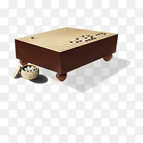 四方形的棋盘和棋子