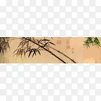 中国风竹子背景