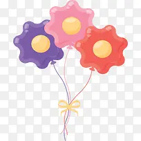 可爱花朵儿童节气球