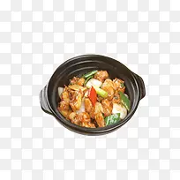 彩椒黄焖鸡肉米饭