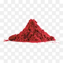 红色的沙粒