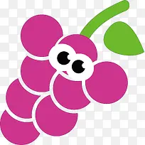 创意葡萄矢量图