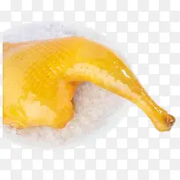 金黄美味诱人盐焗鸡腿