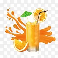 橙色果汁