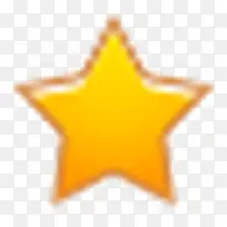 黄色的五角星 icon