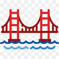 旧金山金门大桥图标