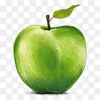 绘画苹果   水果苹果