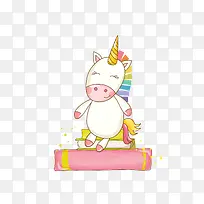 卡通可爱独角兽免抠素材