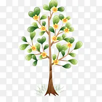梦幻绿色创意树