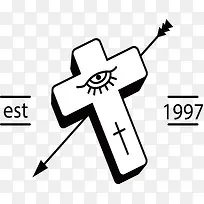 十字架纹身图