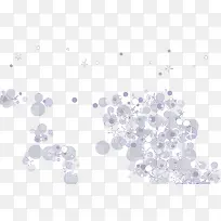 漂浮的紫色光点