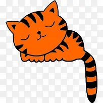 简笔画猫咪