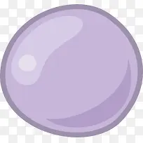 紫色卡通水珠