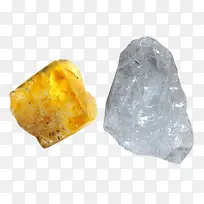 黄白晶块
