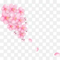 粉色樱花装饰图案
