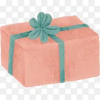 粉红色节日的礼盒