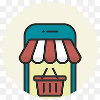 在线购买电子商务移动网上商店电