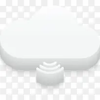 wifi无线网线条云朵