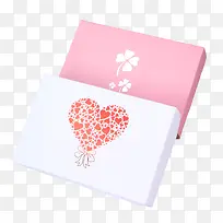 可爱粉色系礼盒素材