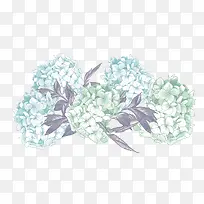 绿色的小碎花