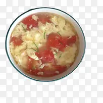 大碗美味西红柿蛋花汤