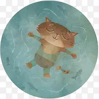 卡通小猫