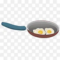 锅里的煎蛋