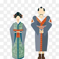 日本传统旅游人物