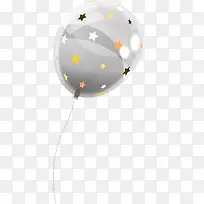 儿童节灰色星星气球