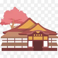 日式风格建筑小屋