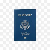 蓝色美国护照本实物