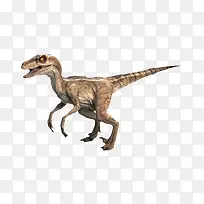 尖齿利爪奔跑3D恐龙