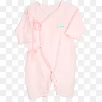粉色秋季婴儿长袖和尚服薄内衣