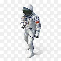 高清手绘宇航员太空行走素材
