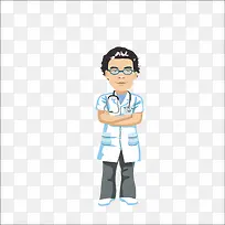 扁平化Q版医生
