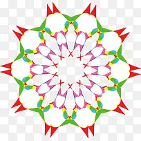瑶族花纹png图案