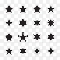 各式各样的星星
