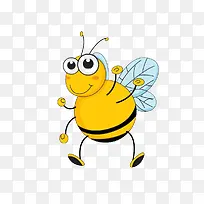 快乐的小蜜蜂PNG