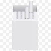白色卡通香烟素材