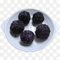 五颗紫薯球