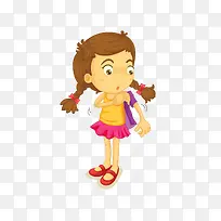 穿衣服的女孩