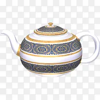 手绘欧式茶壶