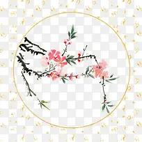 国画桃花