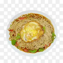美味双椒酱汁炒面条