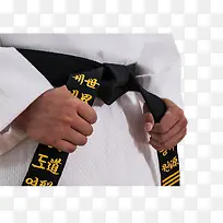 跆拳道腰带系法打结方法